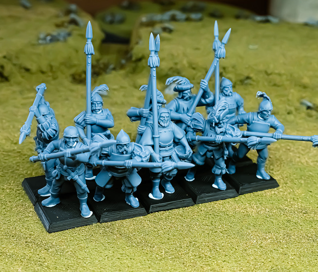 Sunland Troops with Halberds and Spears - Highlands Miniatures