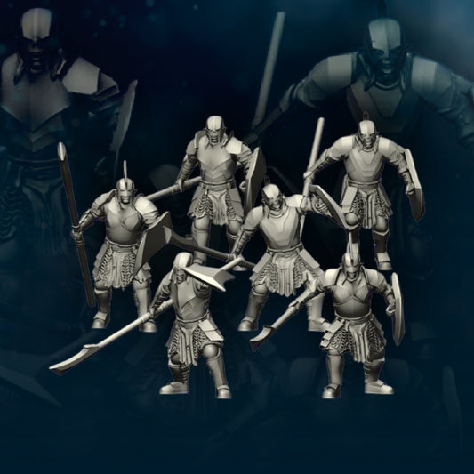 6x Super Orc Spearman - Davale Games