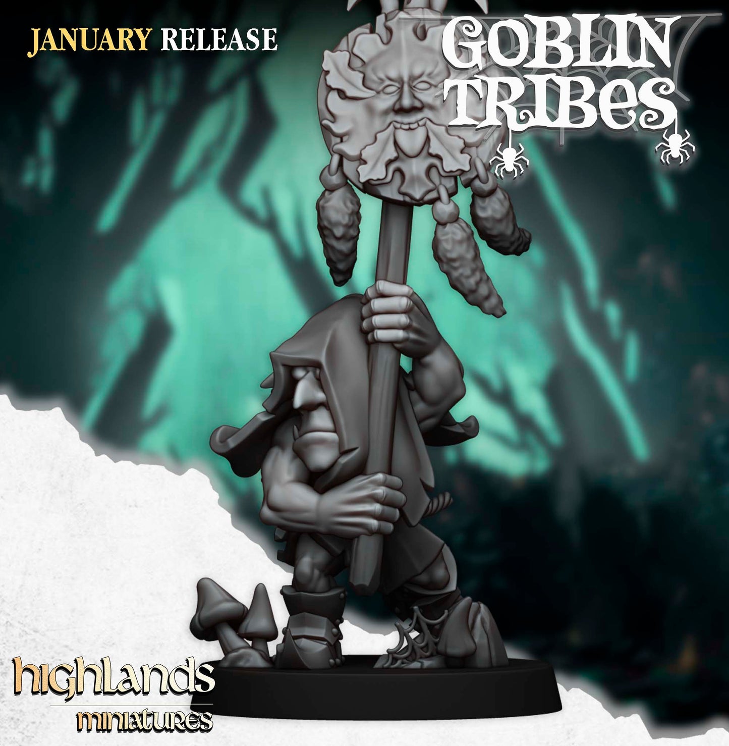 Swamp Goblin with Pikes- Highlands Miniatures