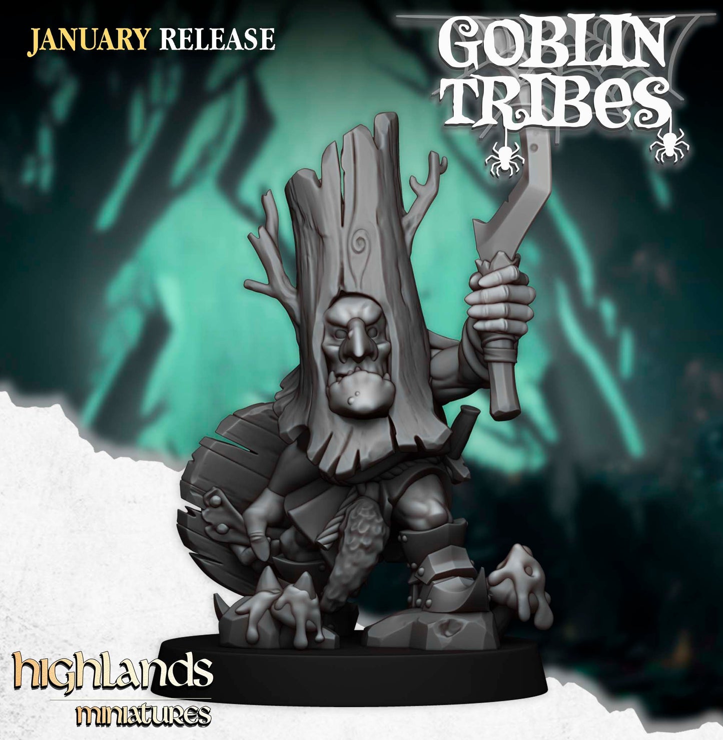 Swamp Goblin with Pikes- Highlands Miniatures