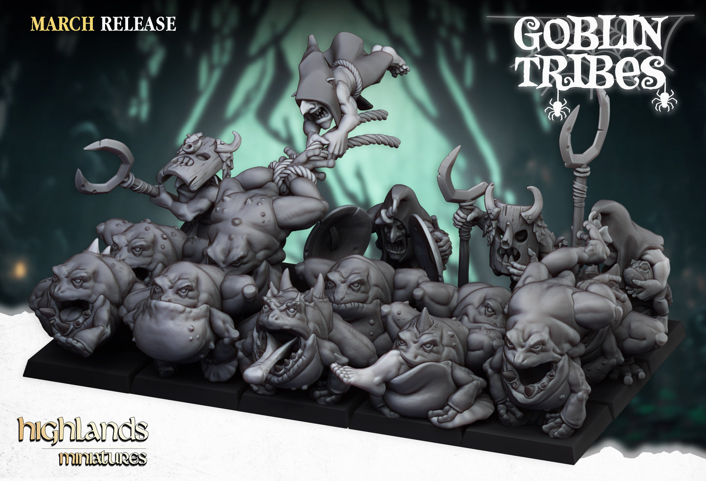 Troupeau de gobelins des marais - Highlands Miniatures