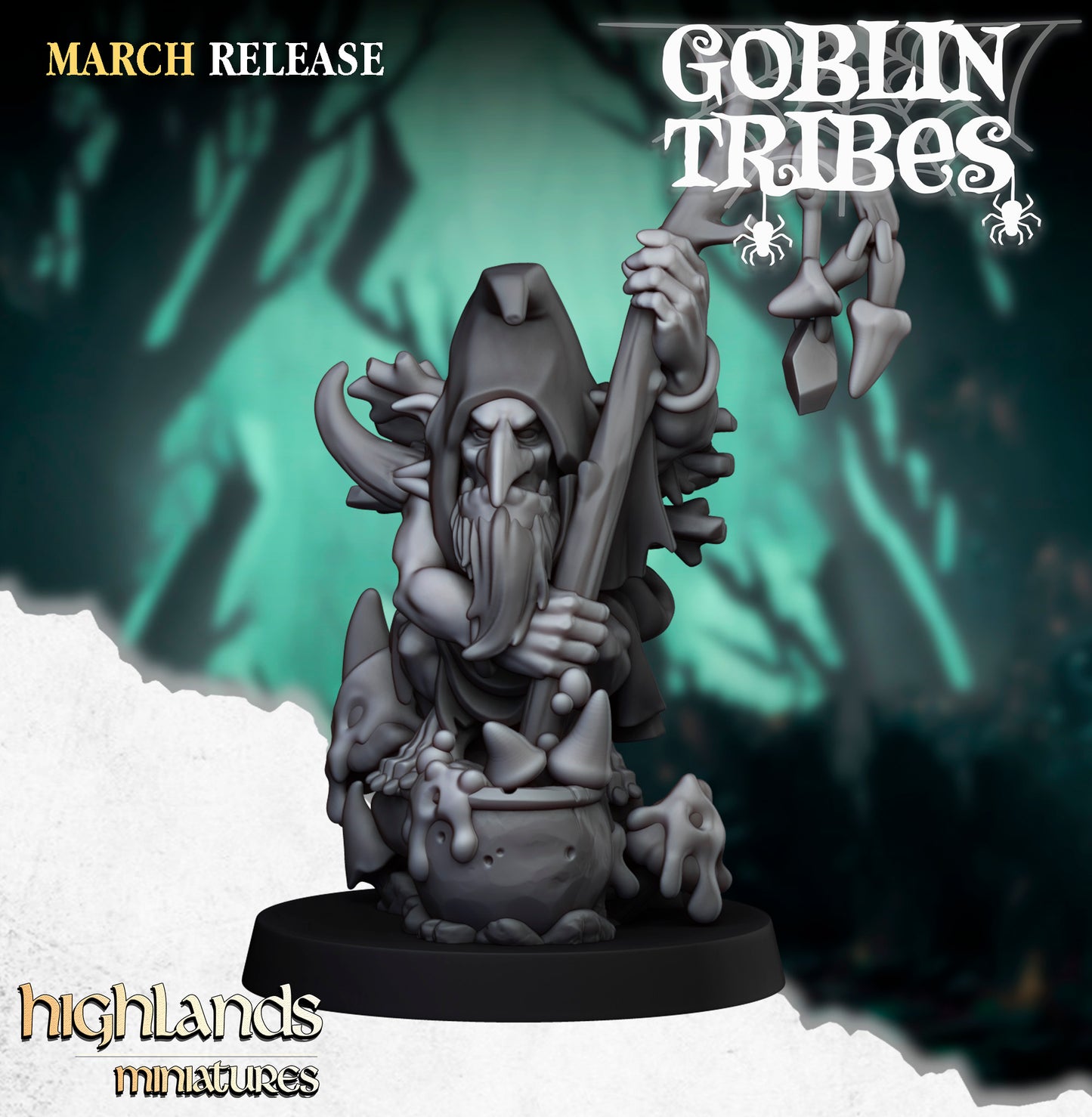 Swamp Goblin Shaman - Highlands Miniatures