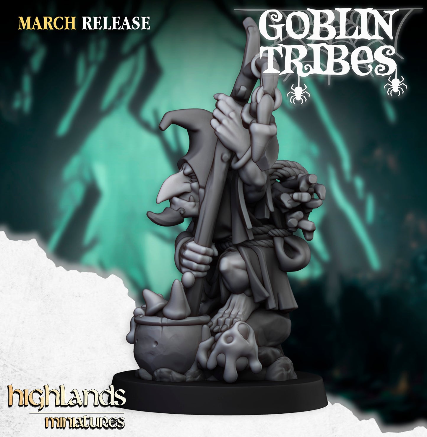 Chaman gobelin des marais - Highlands Miniatures