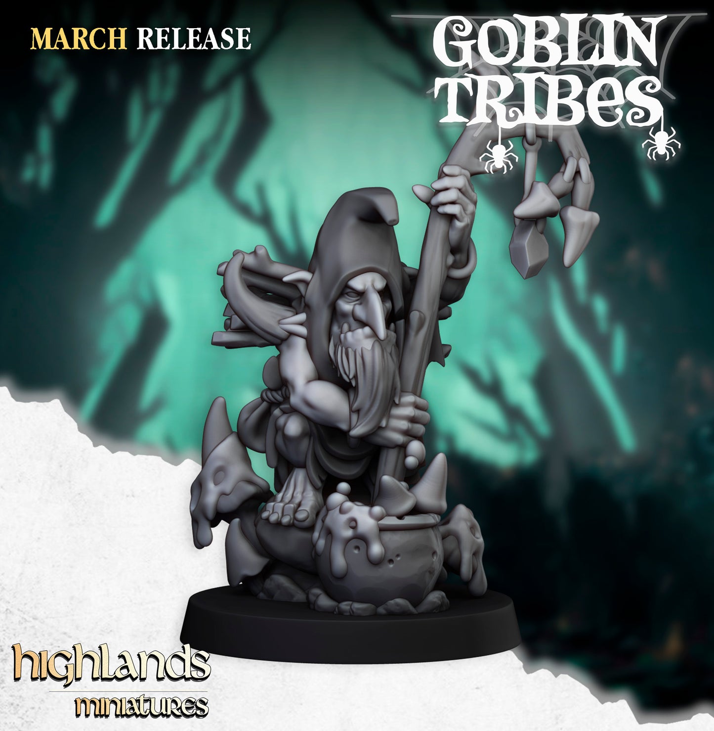 Chaman gobelin des marais - Highlands Miniatures