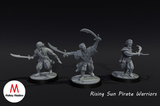 Rising Sun Pirate Warriors 1 - Medbury Miniatures