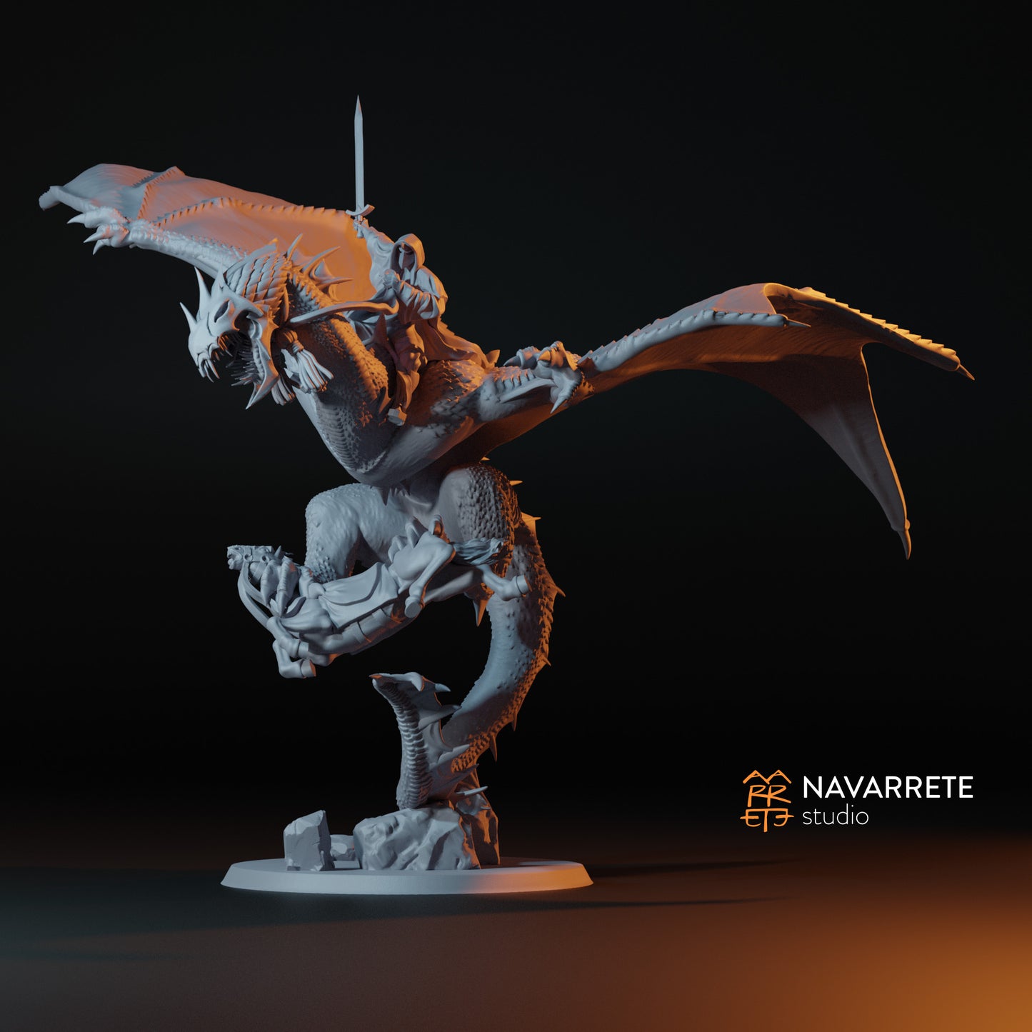 Le Roi Oriental sur Wyvern - Studio Navarrete