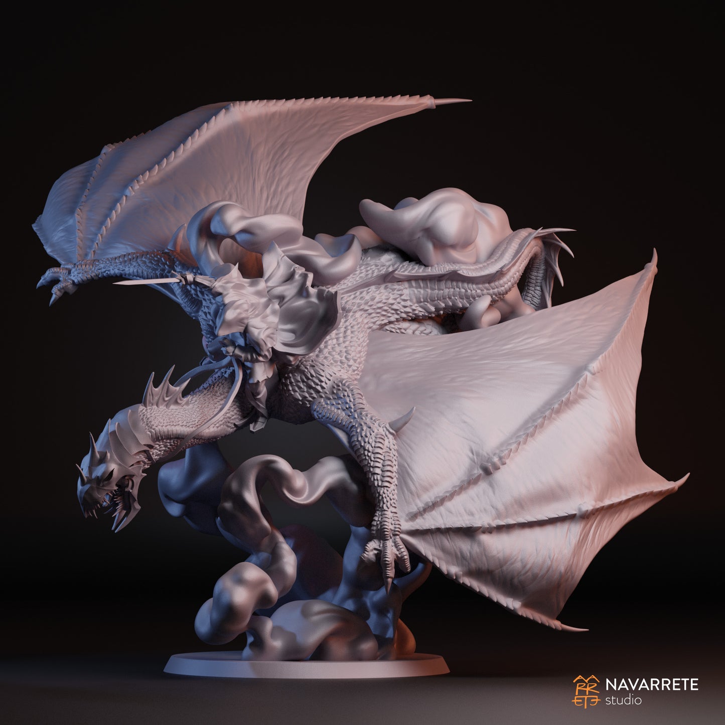 Le Maître de l'Ombre sur Wyvern - Studio Navarrete