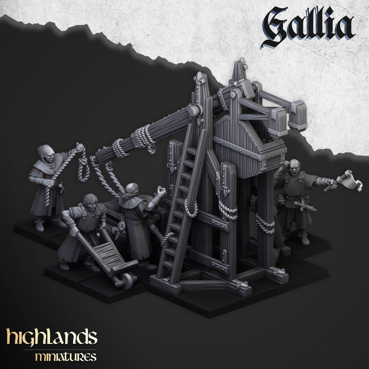 Gallia Trebuchet - Highlands Miniatures