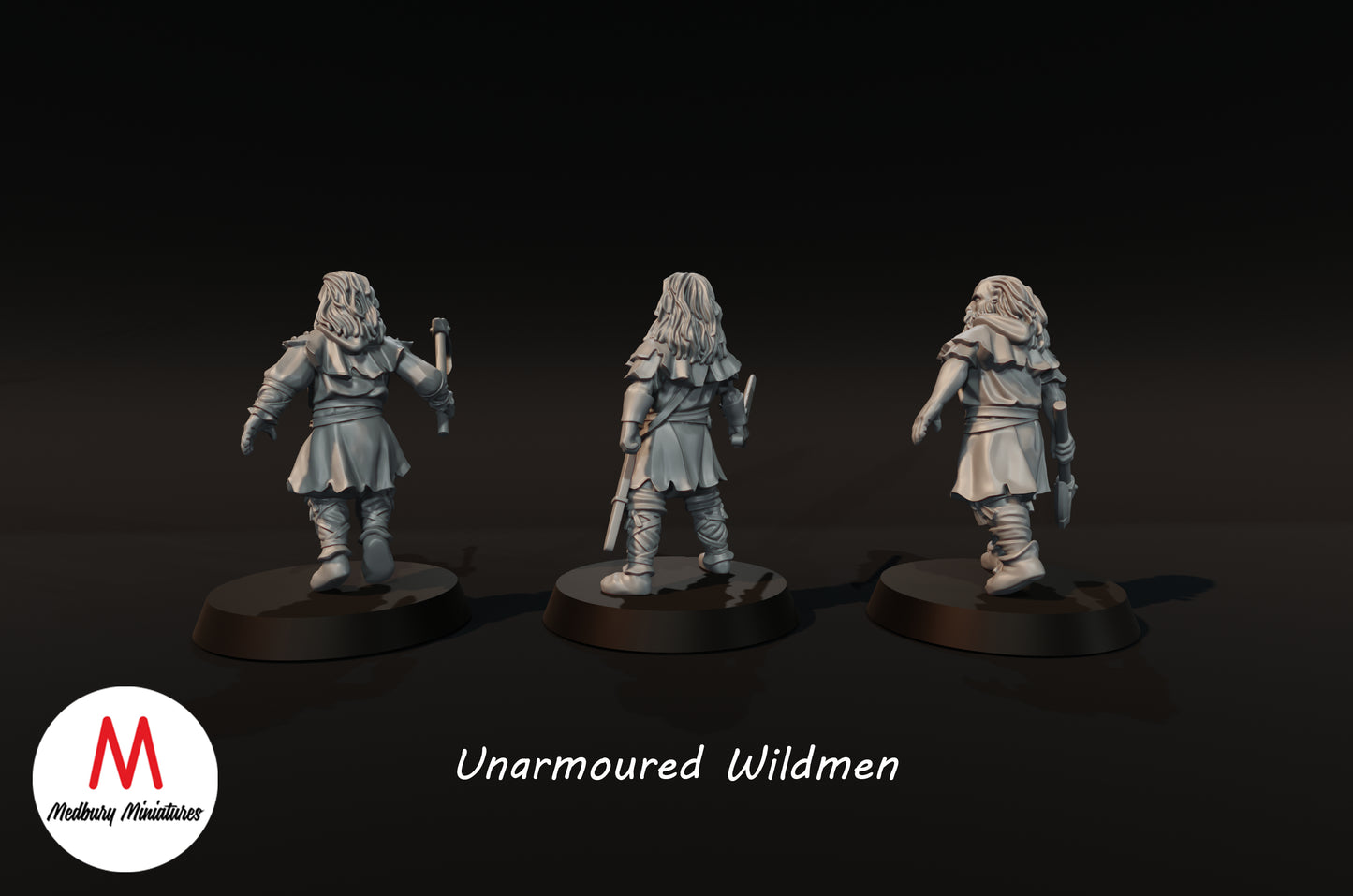 Ungepanzerte Wildmänner - Medbury Miniatures