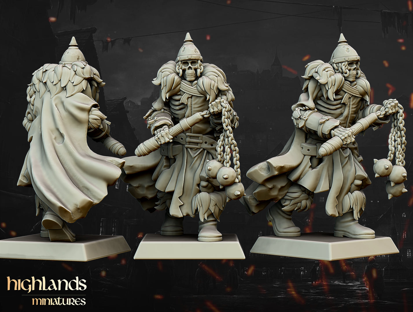 Unité centrale des morts-vivants Blackwatch - Highlands Miniatures