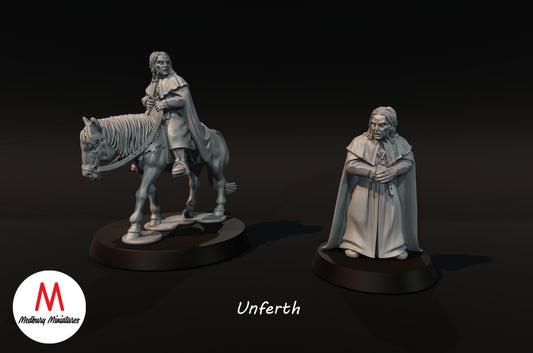 Unferth zu Fuß und beritten - Medbury Miniatures