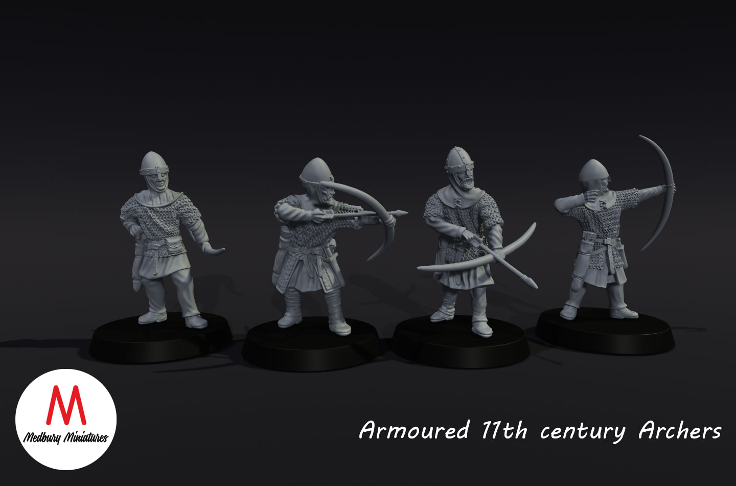 Archers en armure du XIe siècle - Medbury Miniatures