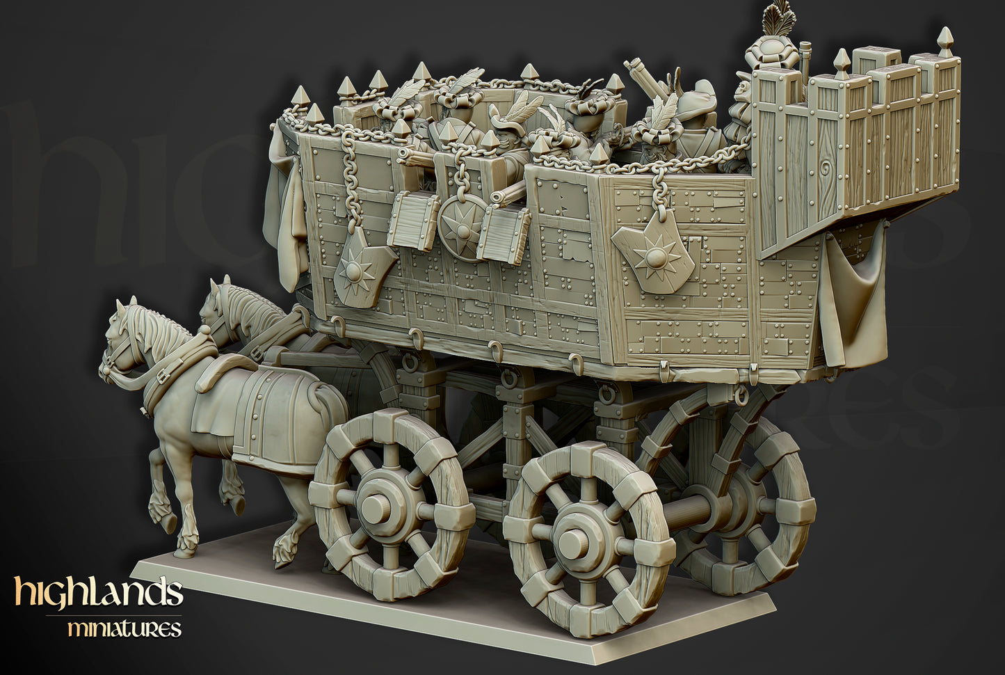 The Wittemberg Wagon - Highlands Miniatures