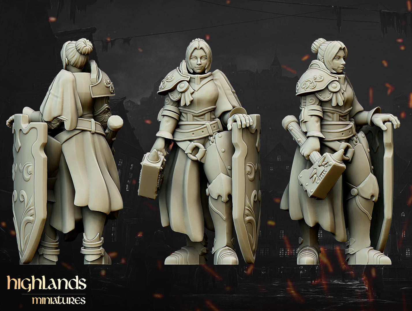 Warriors of the Lady Core Unit - Highlands Miniatures