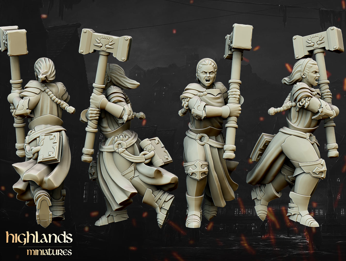 Warriors of the Lady Core Unit - Highlands Miniatures