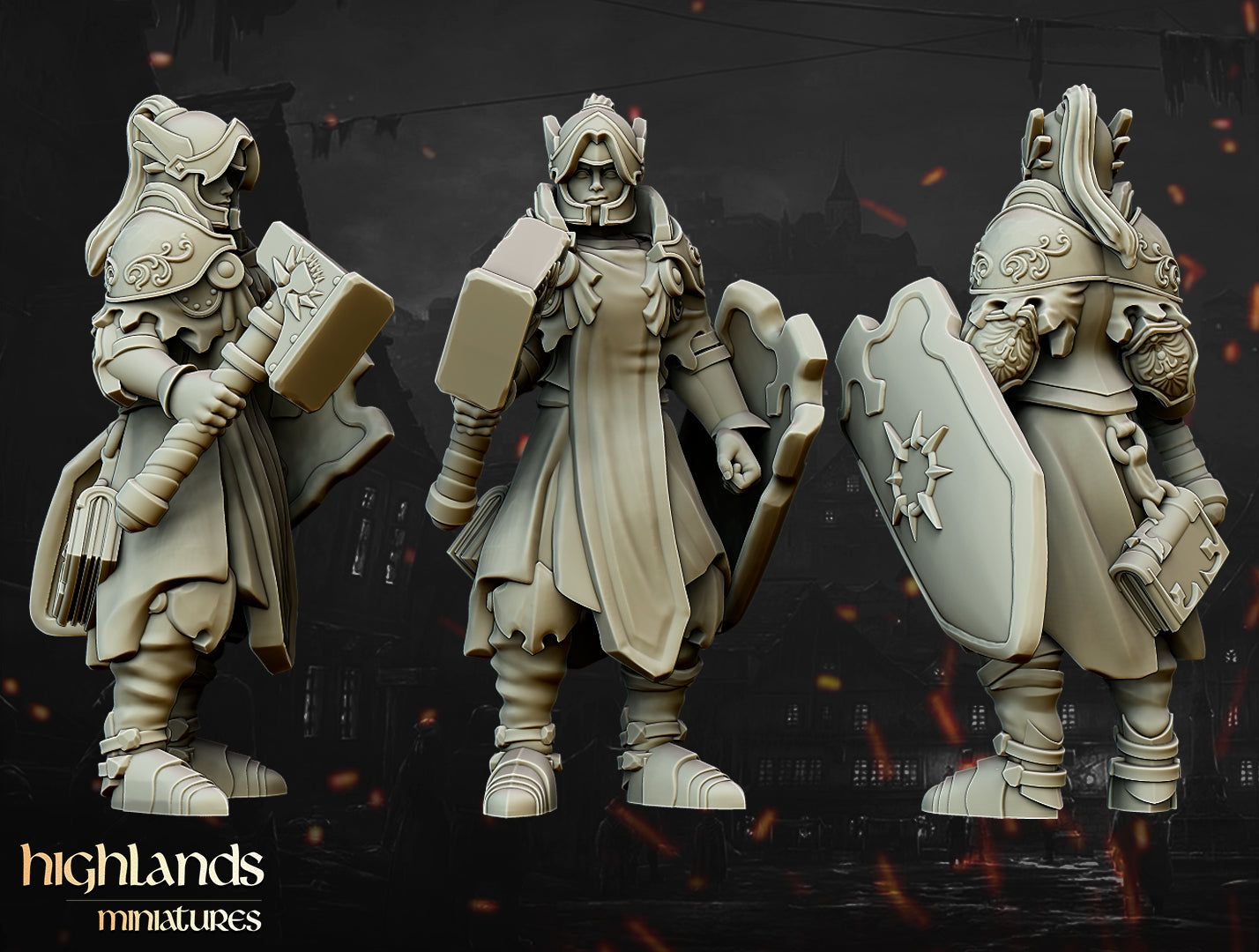 Warriors of the Lady Core Unit - Highlands Miniatures