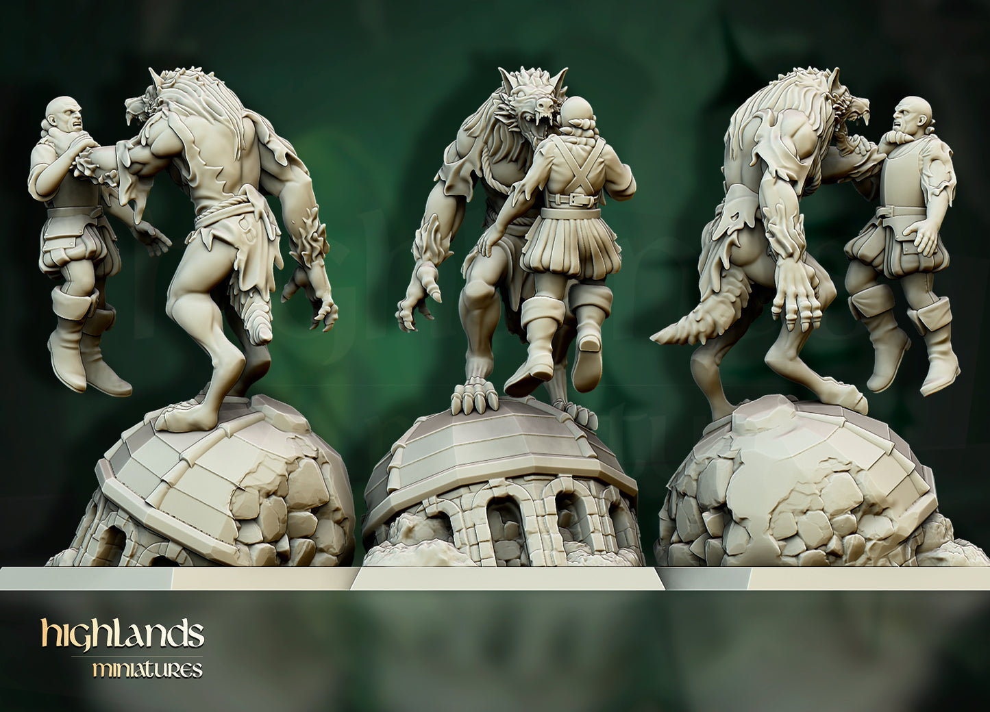 Werwolf-Einheit - Highlands Miniatures