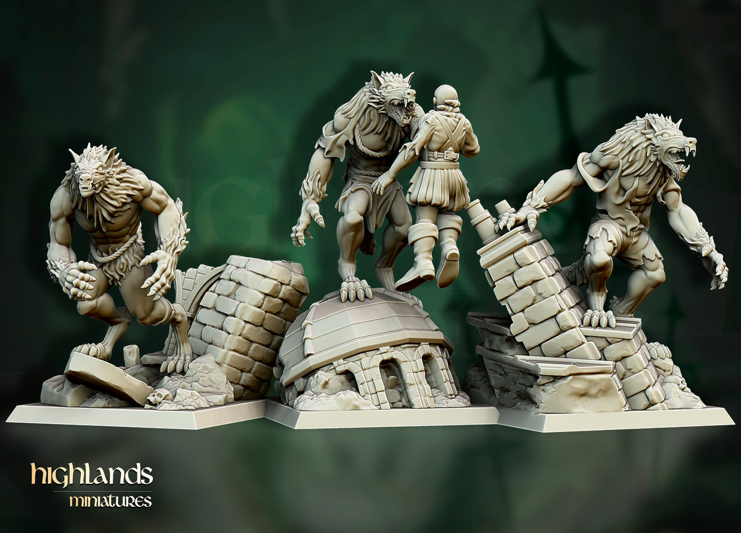 Werewolves Unit - Highlands Miniatures