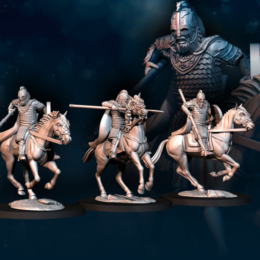 West Humans Royal Guard Mounted Alternative Posen - Davale Games