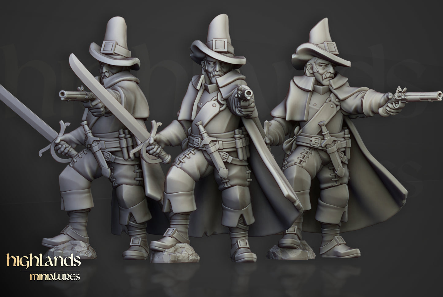 Groupe inquisitorial - Highlands Miniatures