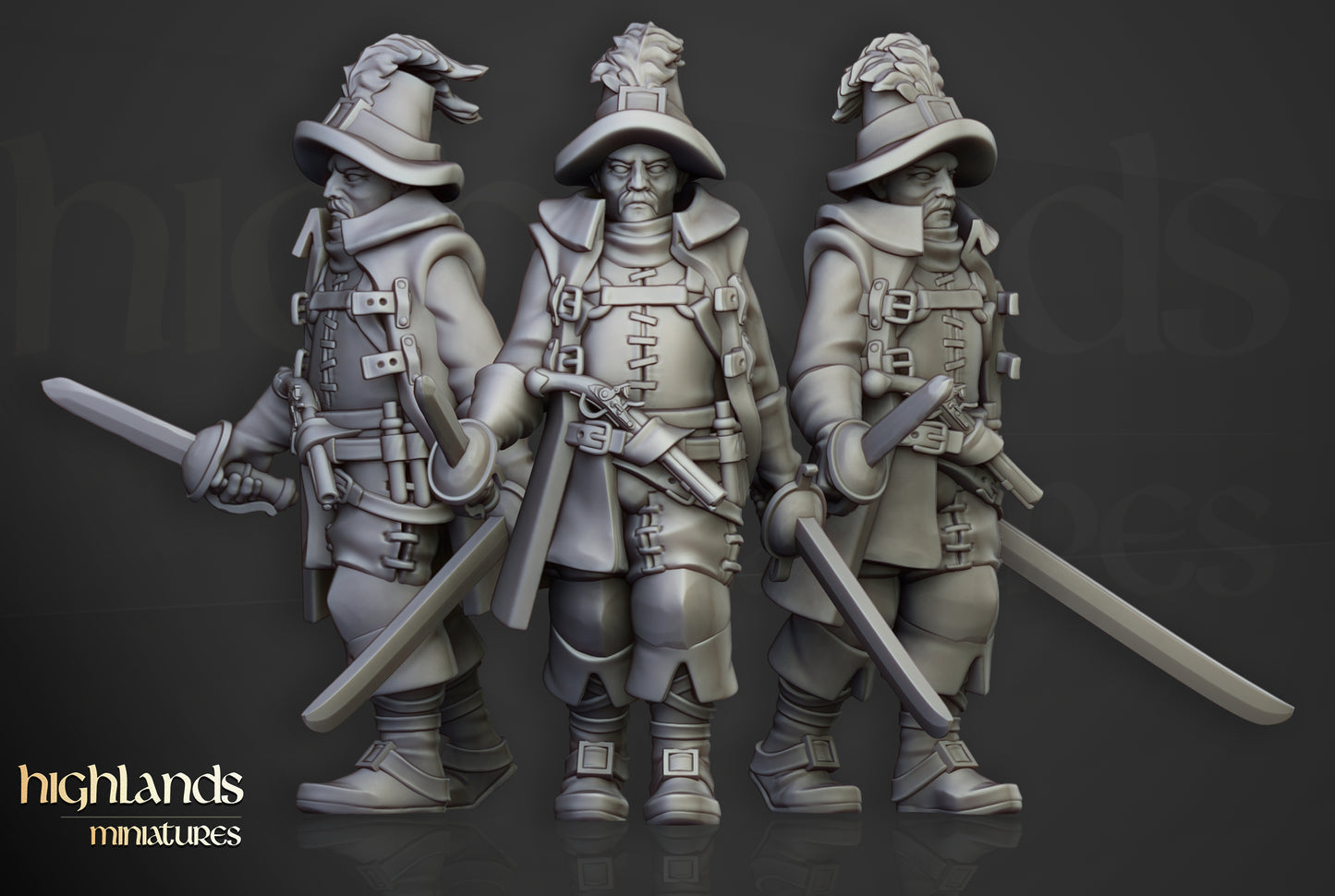 Groupe inquisitorial - Highlands Miniatures