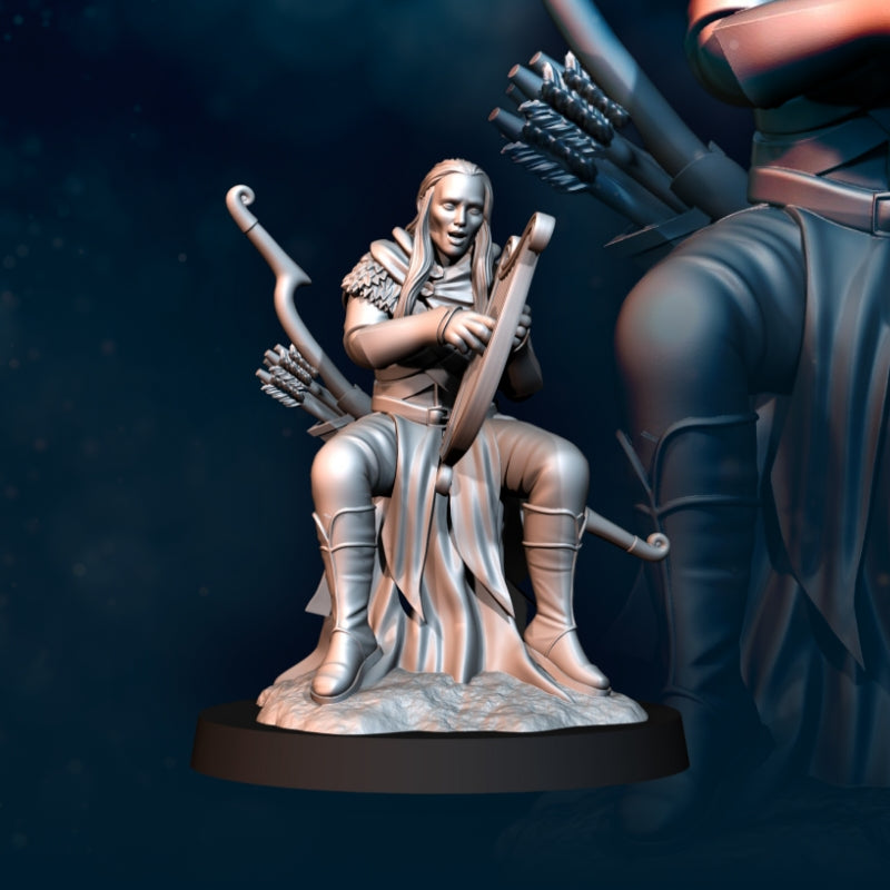 Wood Elf Musician - Davale Games