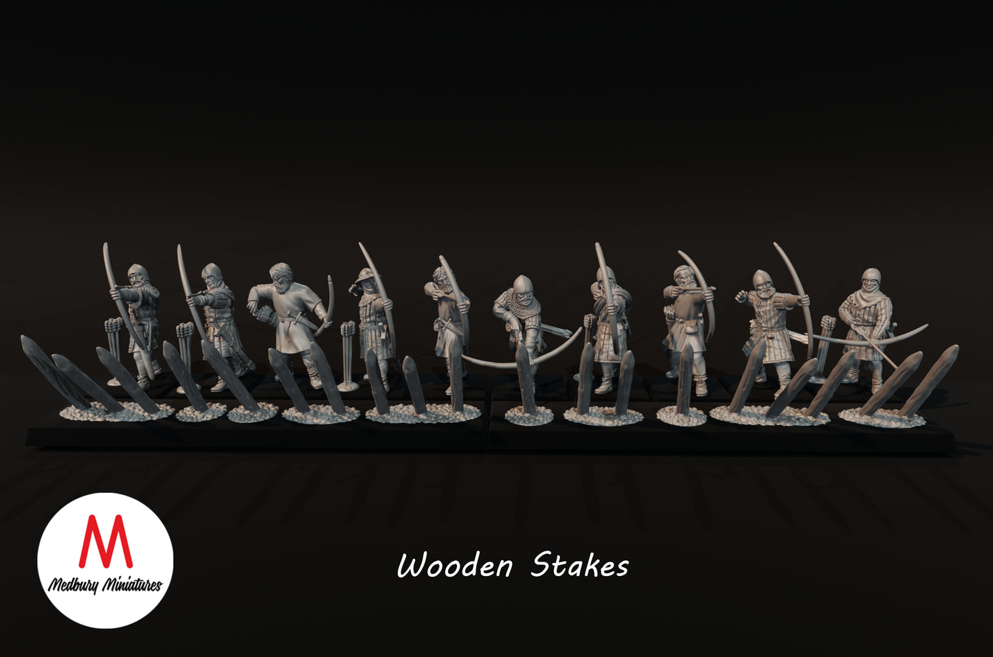 Wooden Stakes - Medbury Miniatures