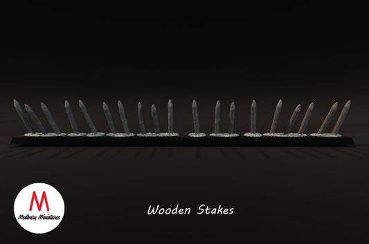 Wooden Stakes - Medbury Miniatures