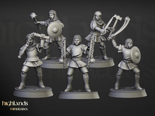 Junge Schwestern - Highlands Miniatures