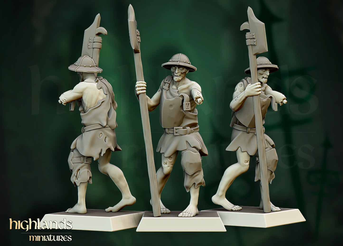 Zombie Warriors - Highlands Miniatures