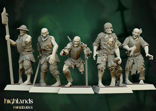 Zombie-Krieger - Highlands Miniatures